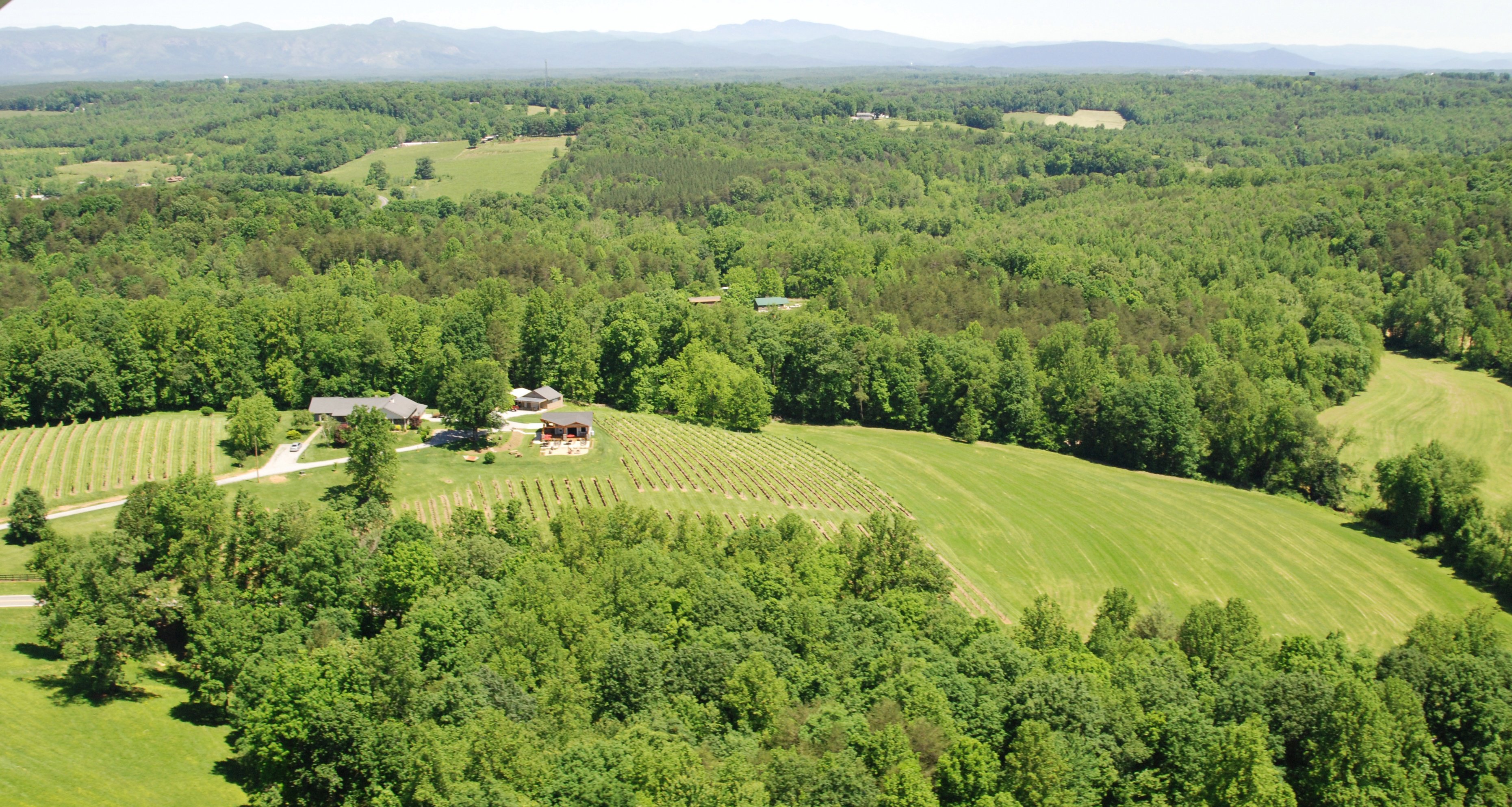 Silver Fork aerial